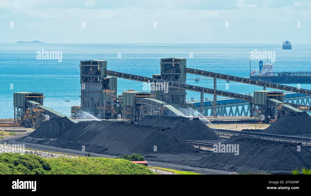 Mackay, Queensland, Australia March 2021 Port of Hay Point terminal