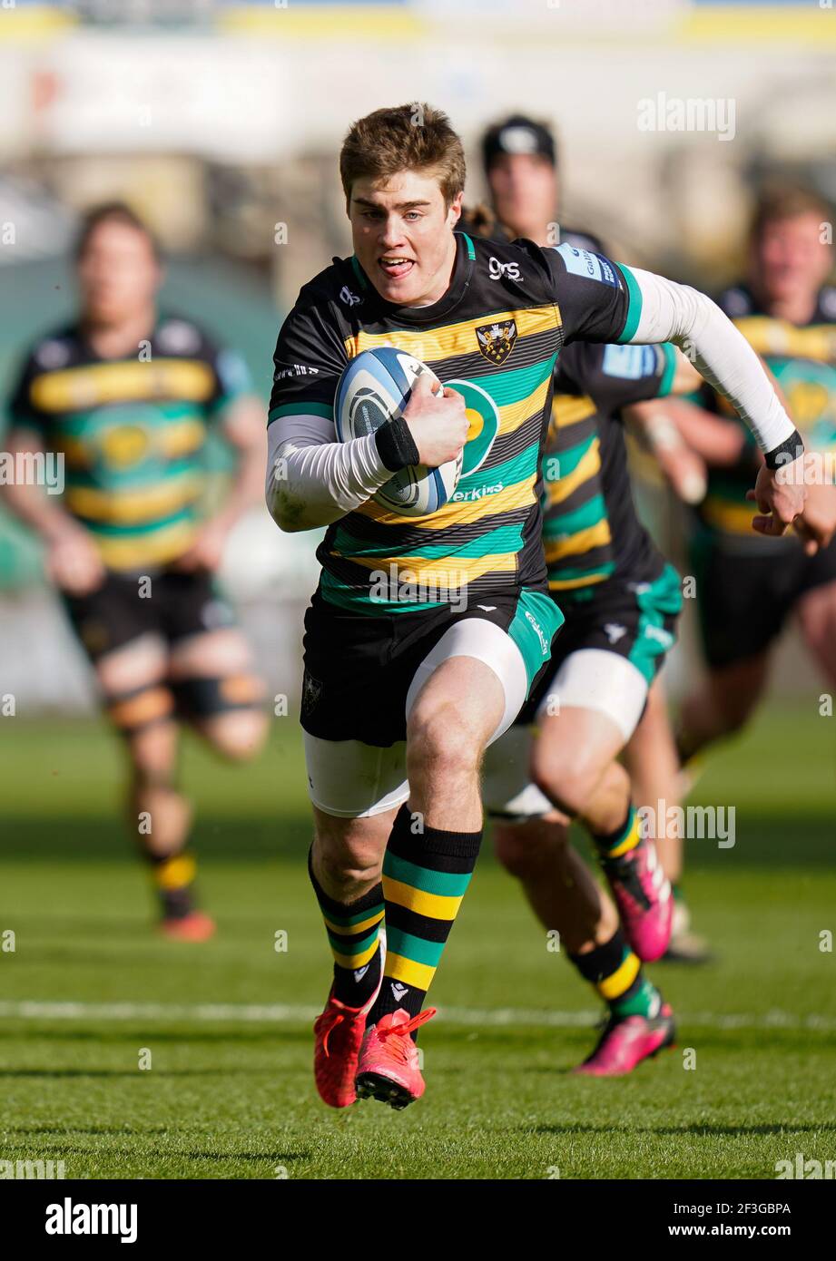 Tommy freeman of northampton saints hires stock photography and images
