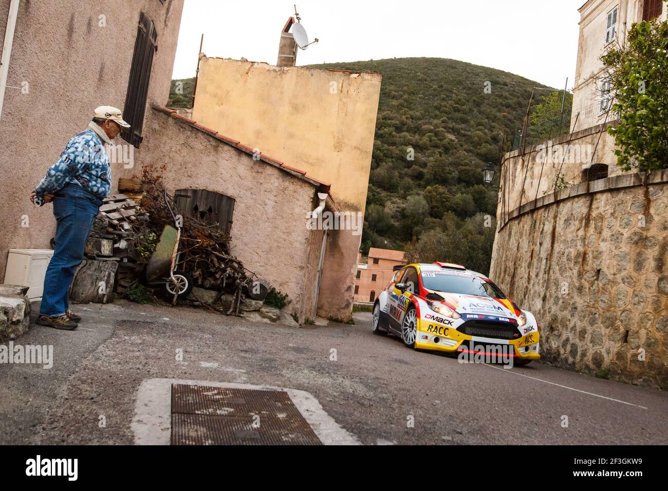 36 SOLANS BALDO Nil (ESP), IBANEZ SOTOS Miquel (ESP), FORD FIESTA action  during the 2018 WRC World Rally Car Championship, Tour de Corse rally from  April 5 to 8 at Ajaccio, France -