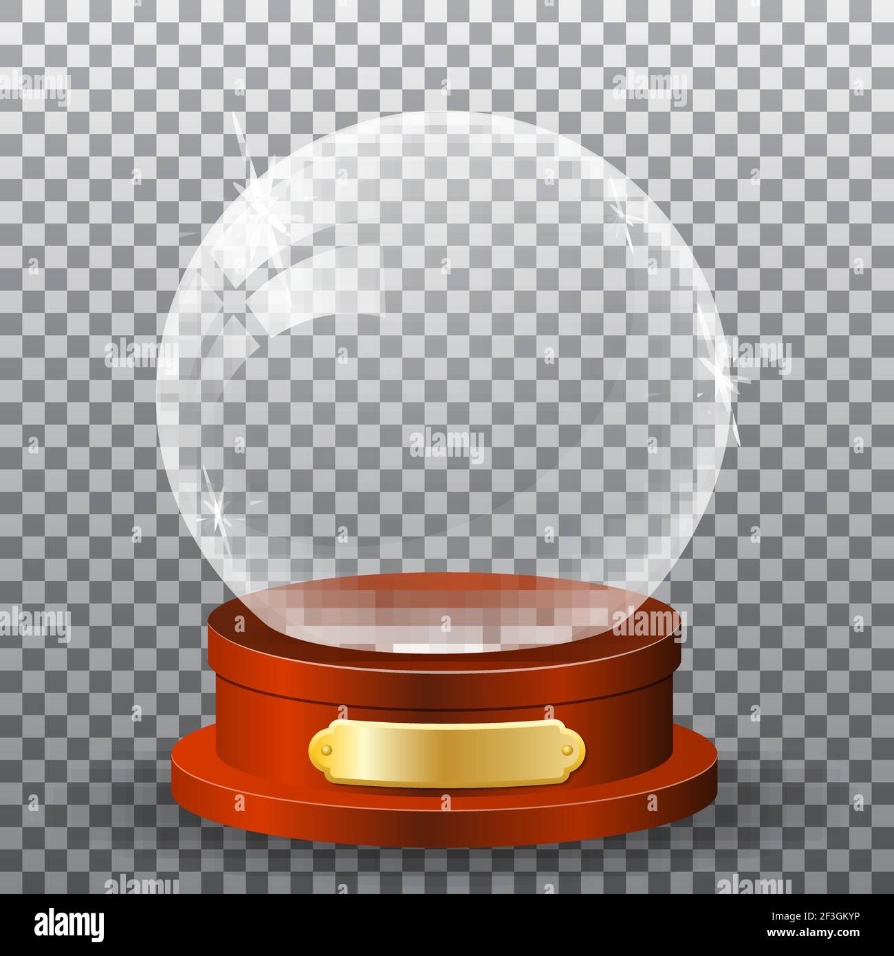 Realisitc 3d snow globe Stock Vector Image & Art - Alamy