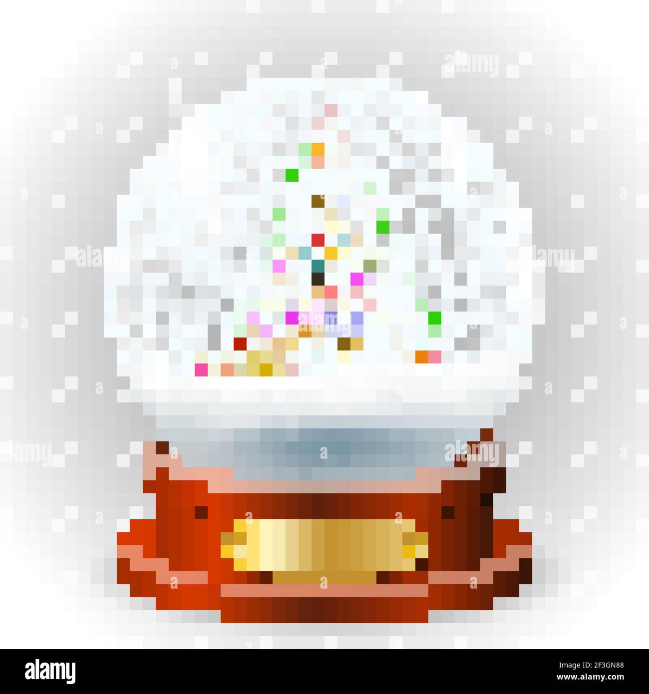 Realistic christmas snow globe Stock Vector Image & Art - Alamy