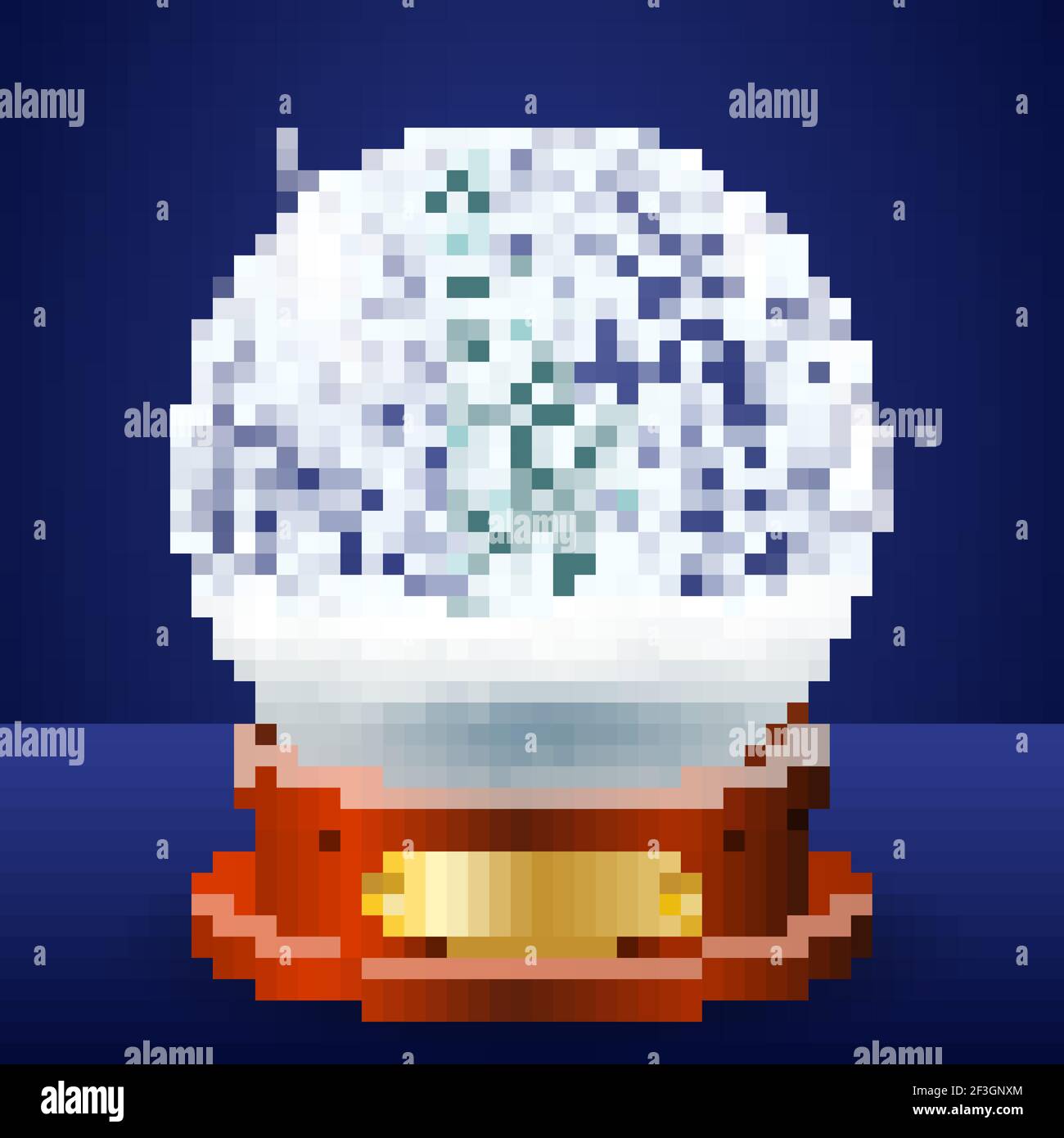 Realistic christmas snow globe Stock Vector Image & Art - Alamy