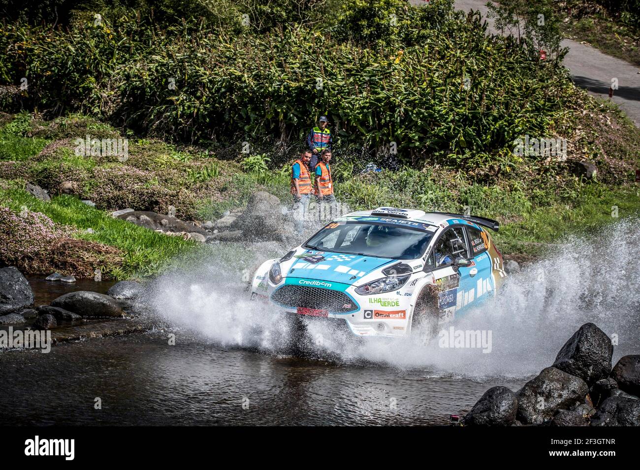 20 REGO Luis Miguel (prt), HENRIQUES jorge( (prt), FORD FIESTA R5 , action during the 2018 European Rally Championship ERC Azores rally, from March 22 to 24, at Ponta Delgada Portugal - Photo Gregory Lenormand / DPPI Stock Photo
