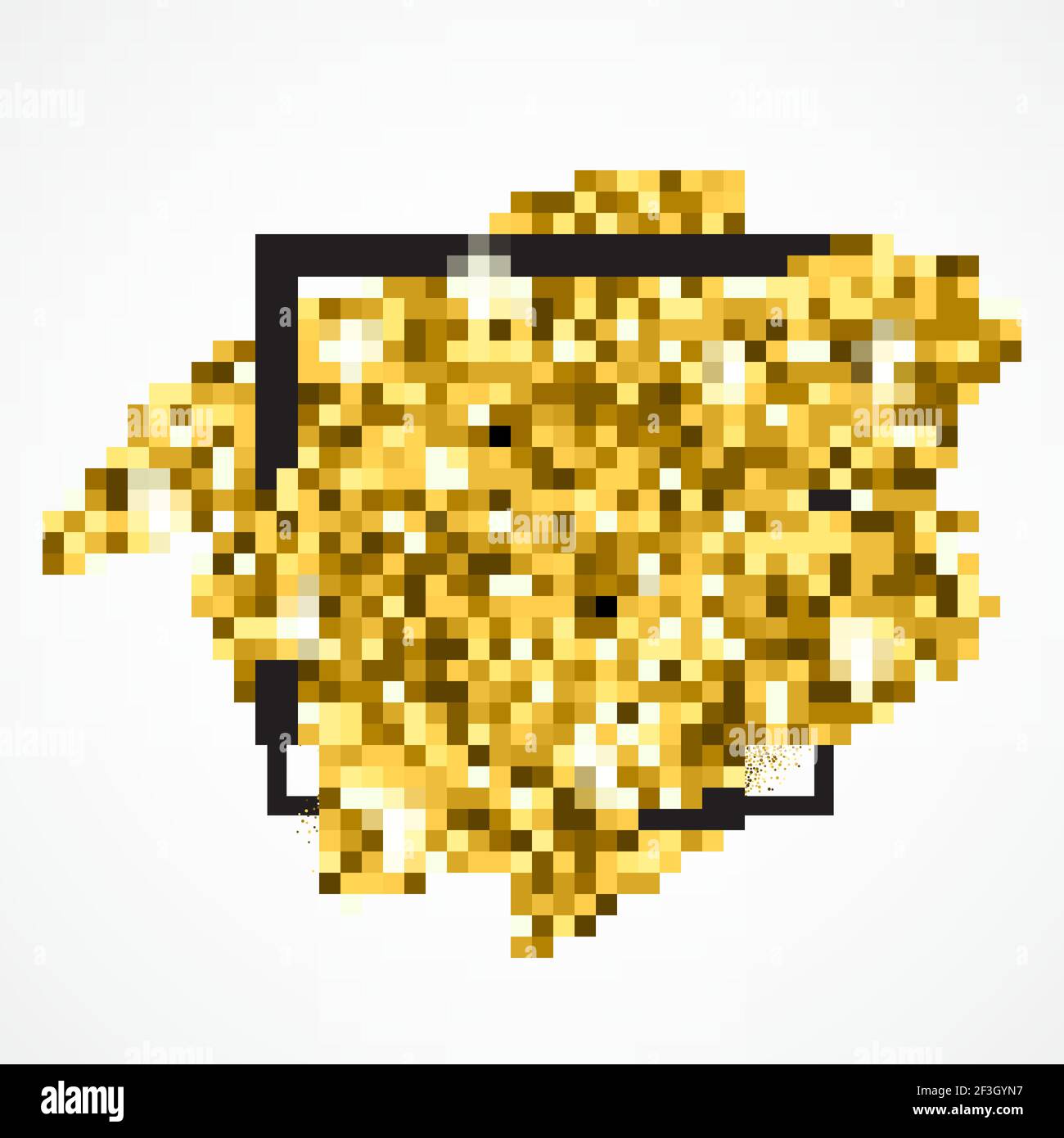 Golden glitter template Stock Vector Image &amp; Art - Alamy