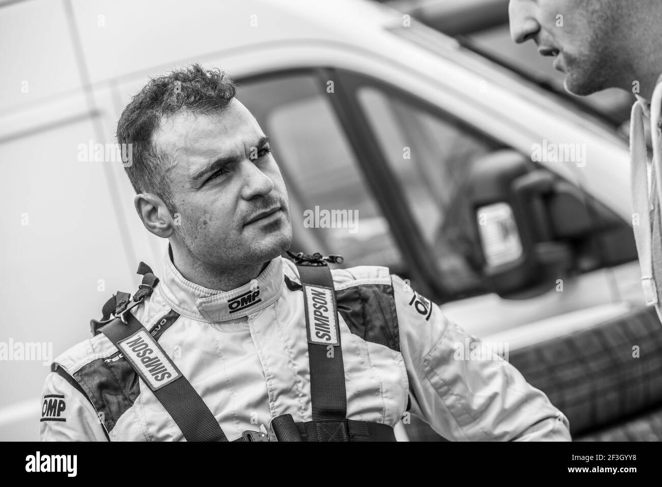09 GILBERT Quentin (fra), SALMON Valentin (fra), Skoda Fabia, portrait during the 2018 French rally championship, rallye du Touquet from March 15 to 17 at Le Touquet, France - Photo Gregory Lenormand / DPPI Stock Photo