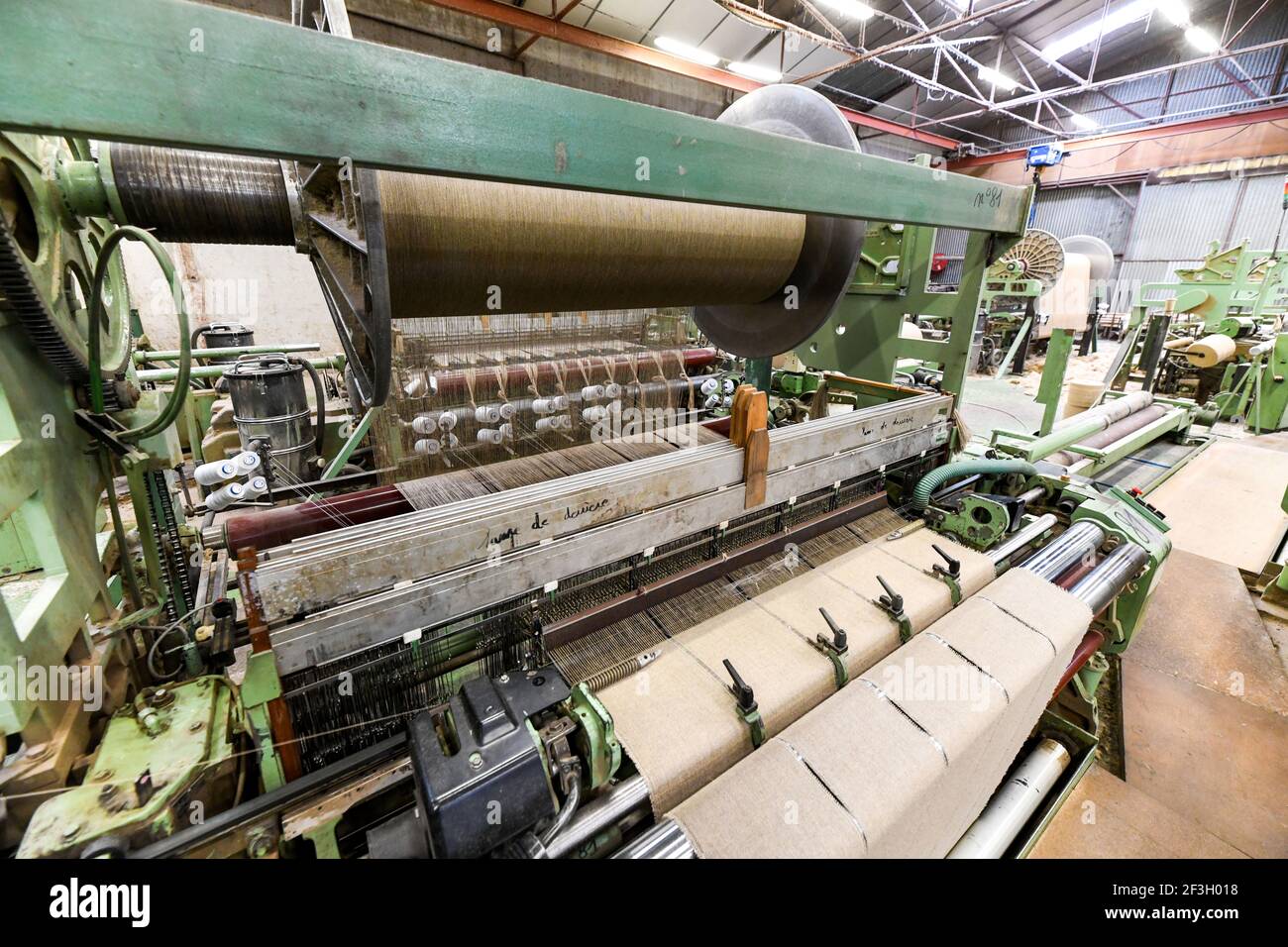 Textile manufacturing company “Tissage du Ronchay” in Luneray (northern