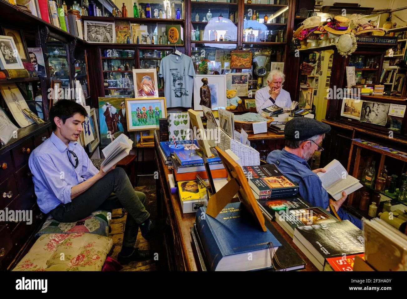 Republic of Ireland, Dublin, Sweny's Chemist and Druggist, in Lincoln Place, Mentioned in James Joyce’s Ulysses where Bloom bought his lemon scented s Stock Photo