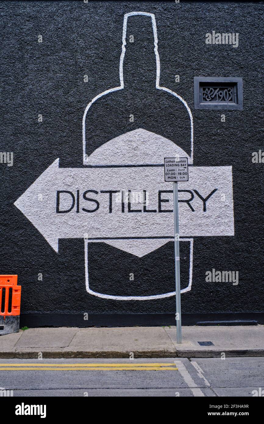 Republic of Ireland; Dublin, The Dublin Liberties Distillery, whiskey Stock Photo