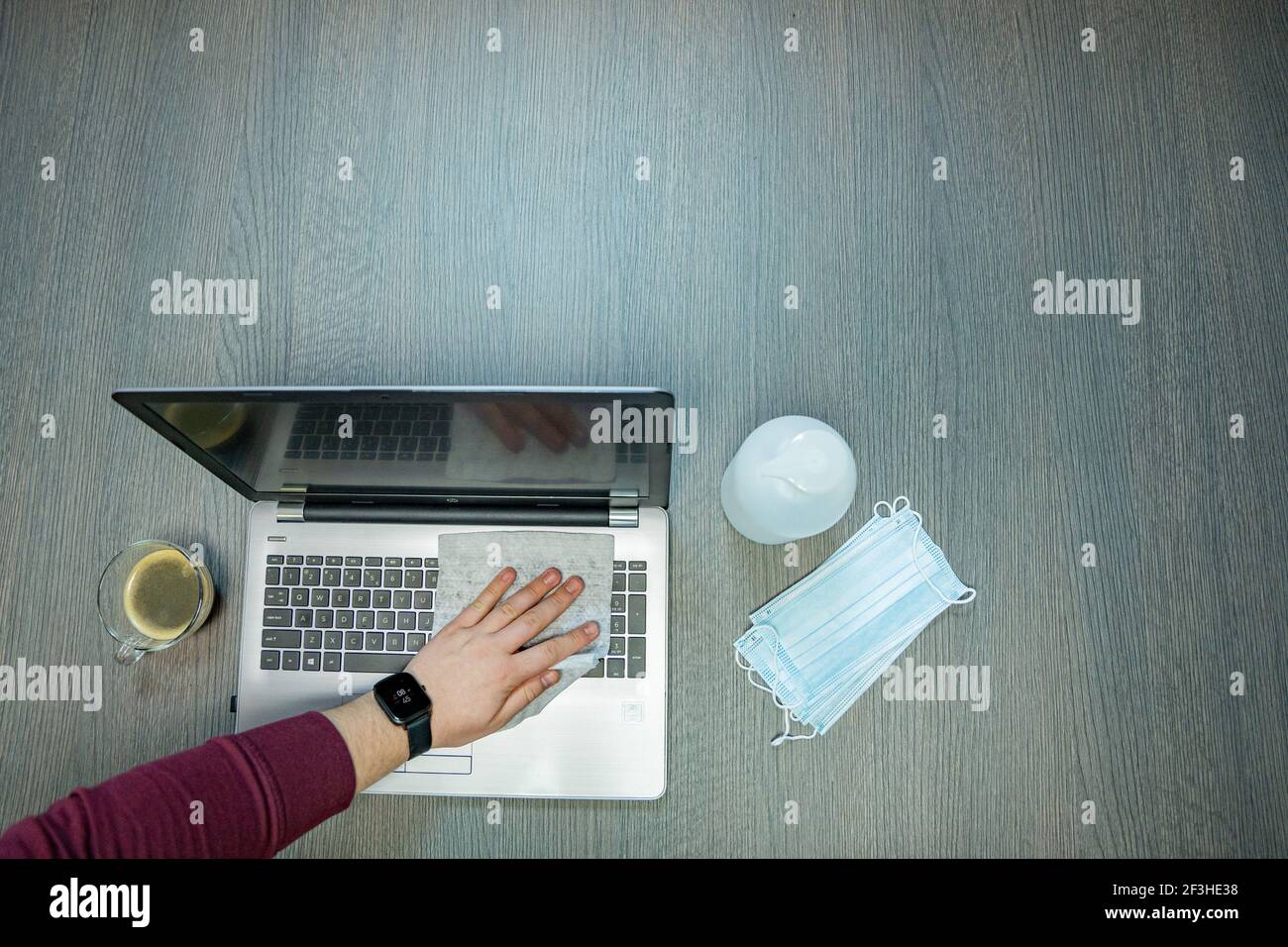 Cleaning tablet screen hires stock photography and images Alamy