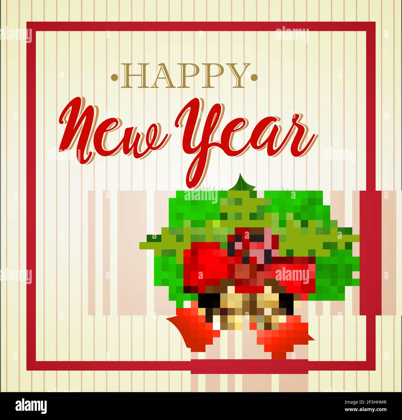 Merry Christmas greetings card Stock Vector Image & Art - Alamy