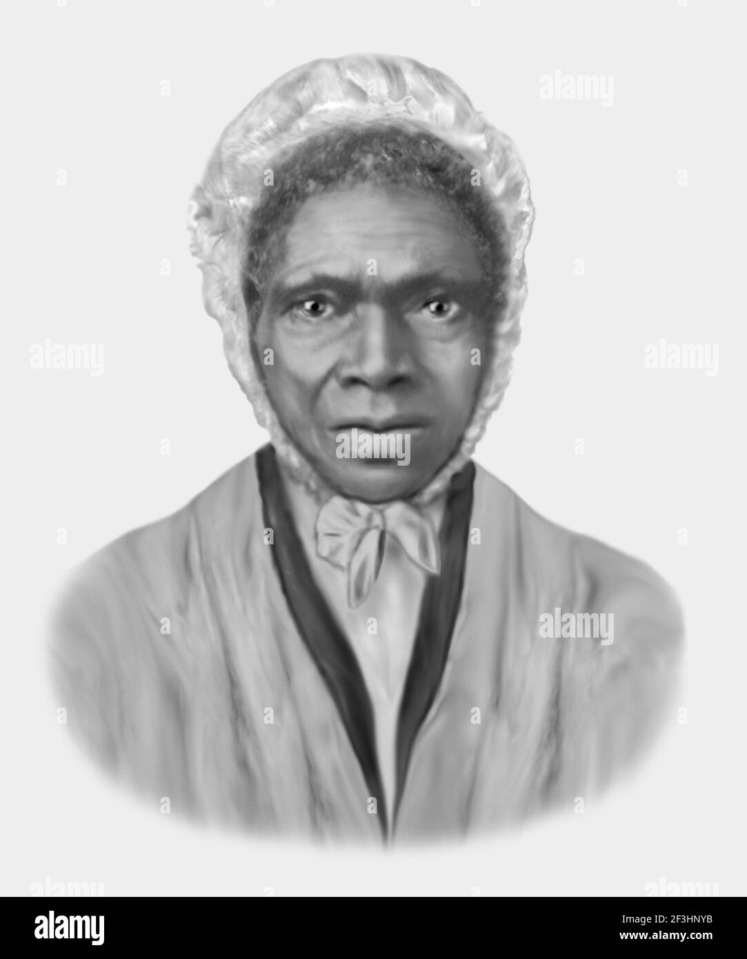 Sojourner Truth 1797-1883 American Abolitionist Women's Rights Activist Stock Photo