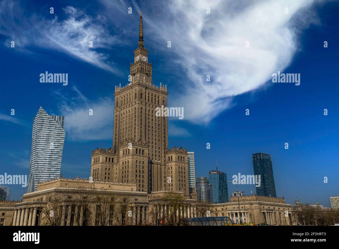 Palace of Culture and Science , Poland Stock Photo