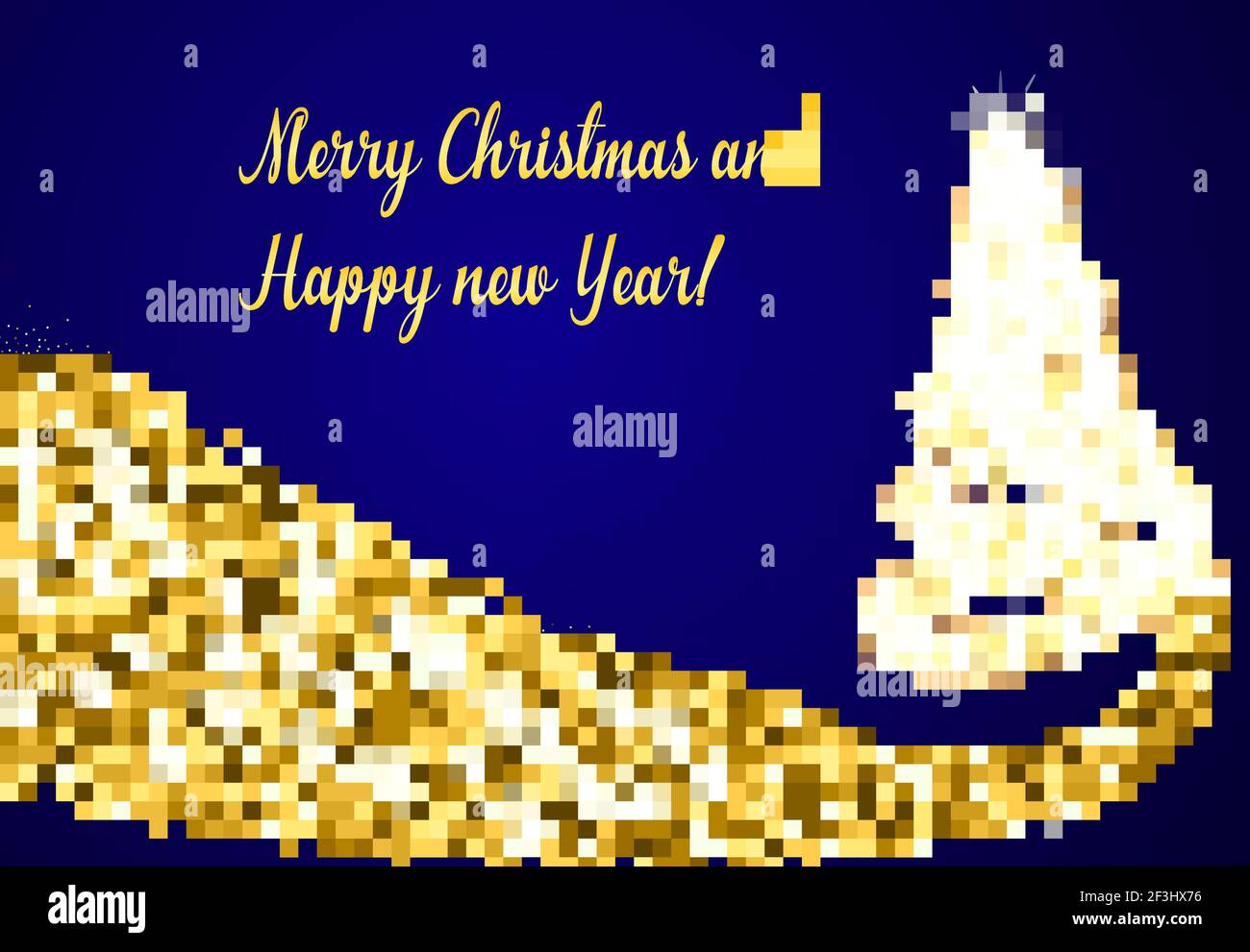 Shape in form christmas Stock Vector Images - Alamy