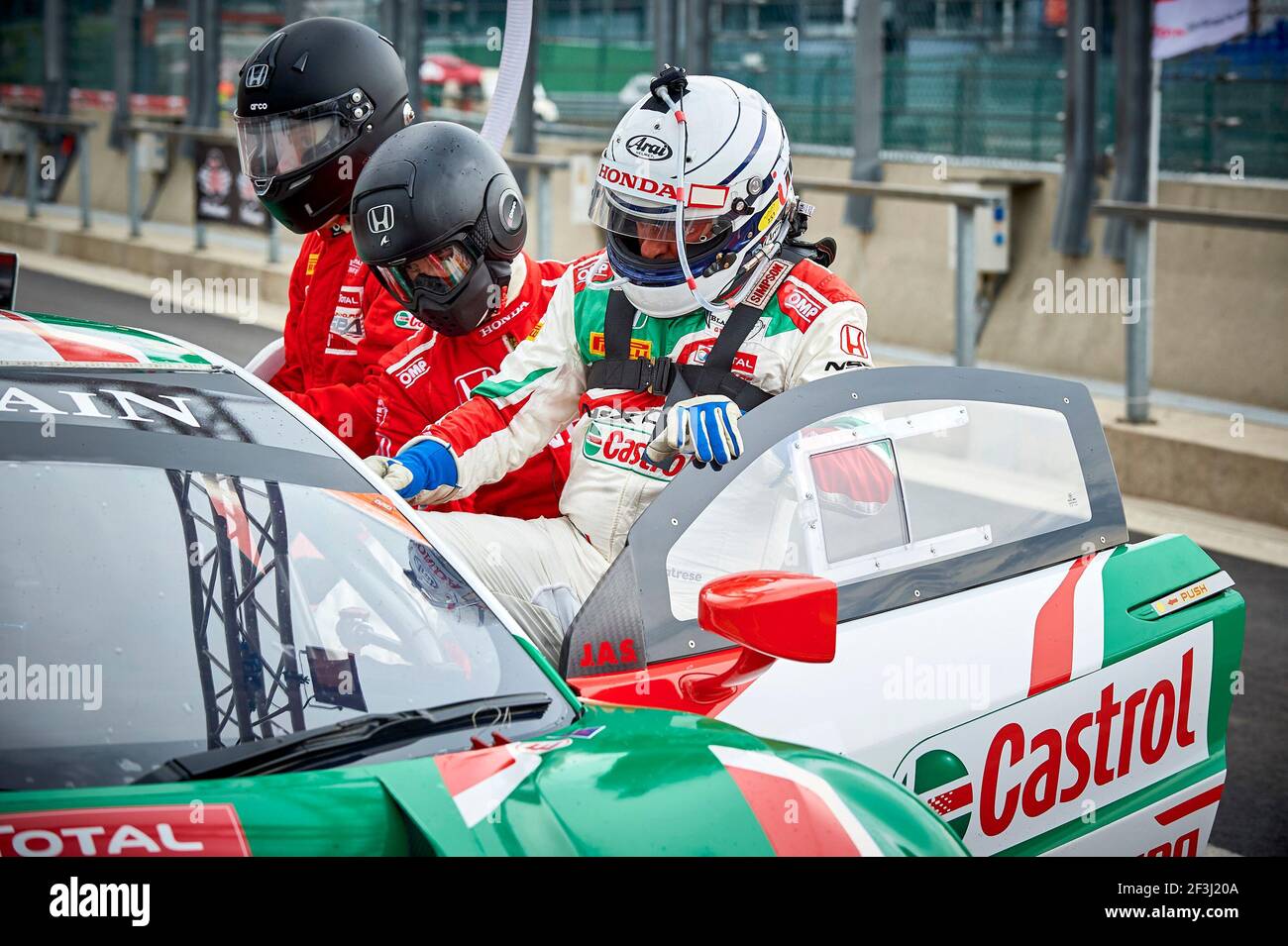 Riccardo Patrese Honda NSX portrait during the 2018 Blancpain