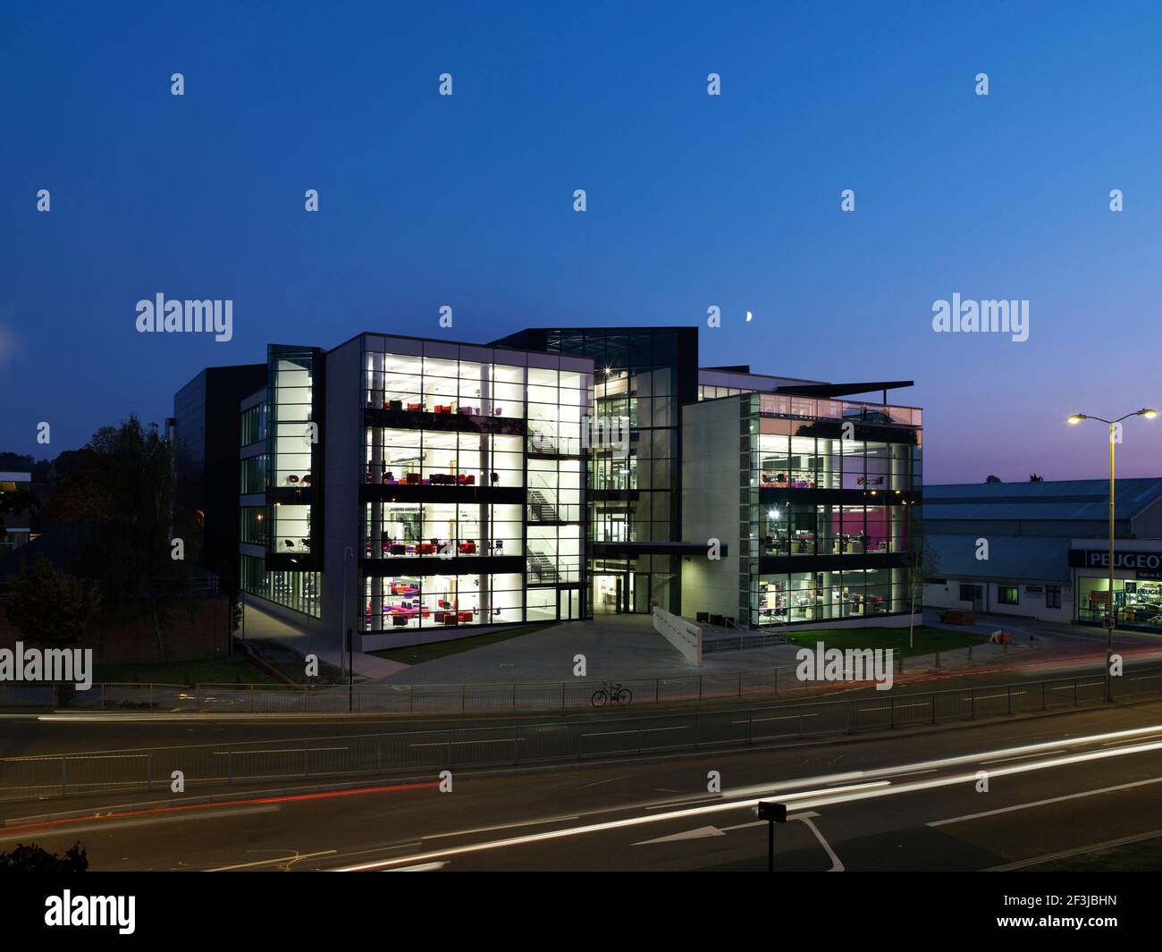 Canterbury Christchurch College Augustine House. New learning resources centre. Stock Photo