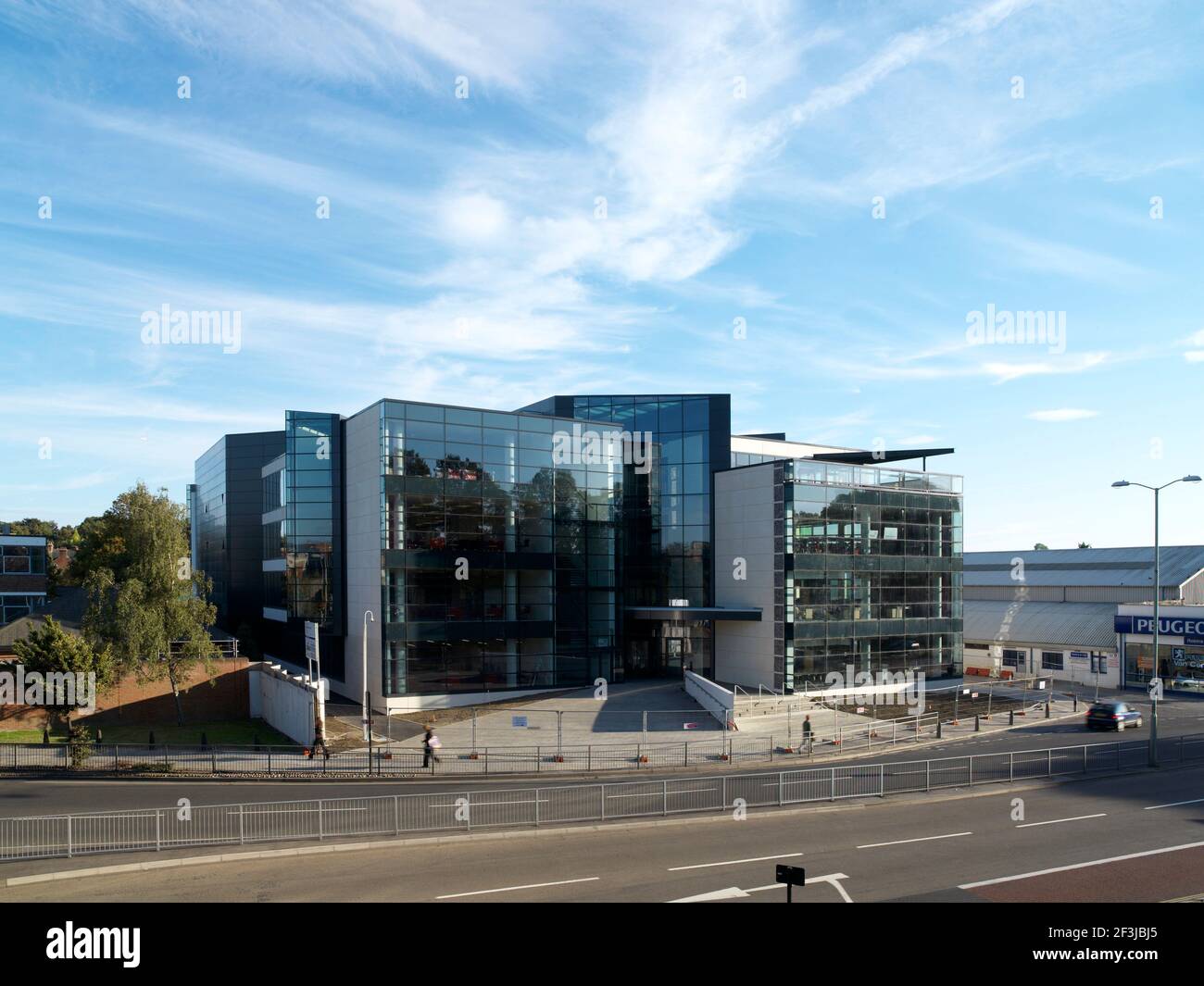 Canterbury Christchurch College Augustine House. New learning resources centre. Stock Photo