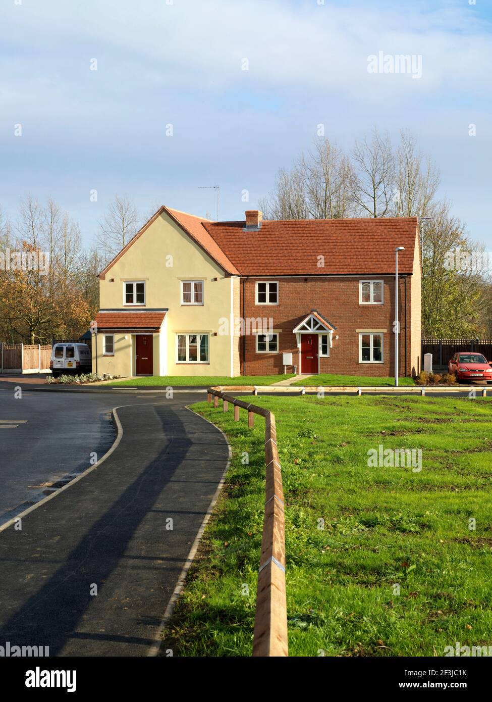 Jephson Shipston-on-Stour, New social housing built by Wates Living Space in Shipston-on-Stour, Warwickshire Stock Photo