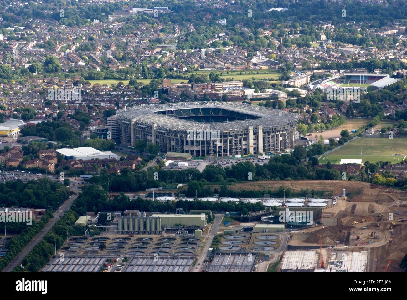 Aerial view of Twickenham rugby Stadium, Twickenham, England Stock Photo Alamy