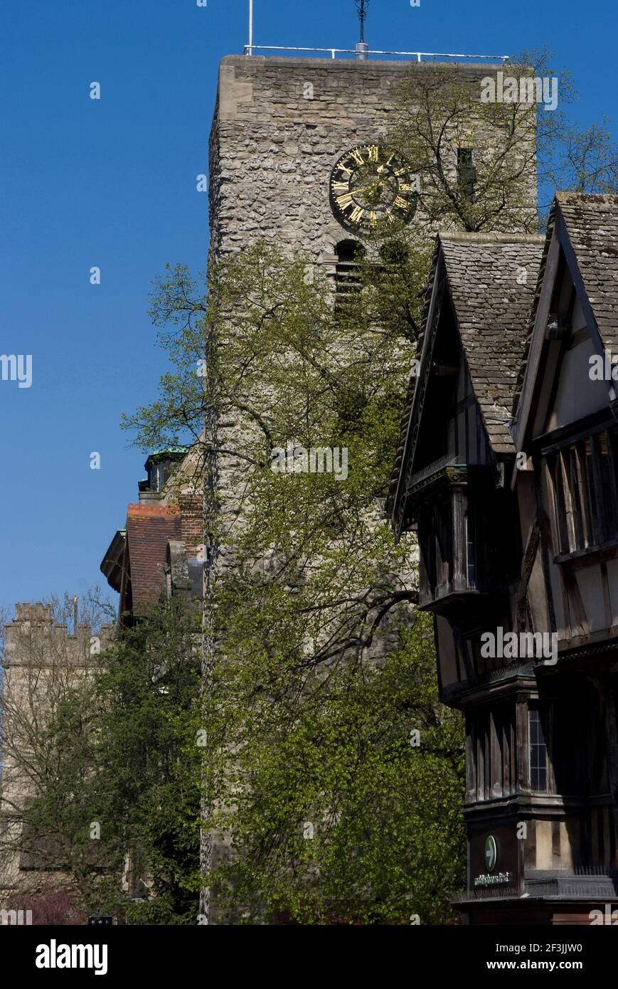 Saxon Tower, Oxford, Oxfordshire, England Stock Photo Alamy