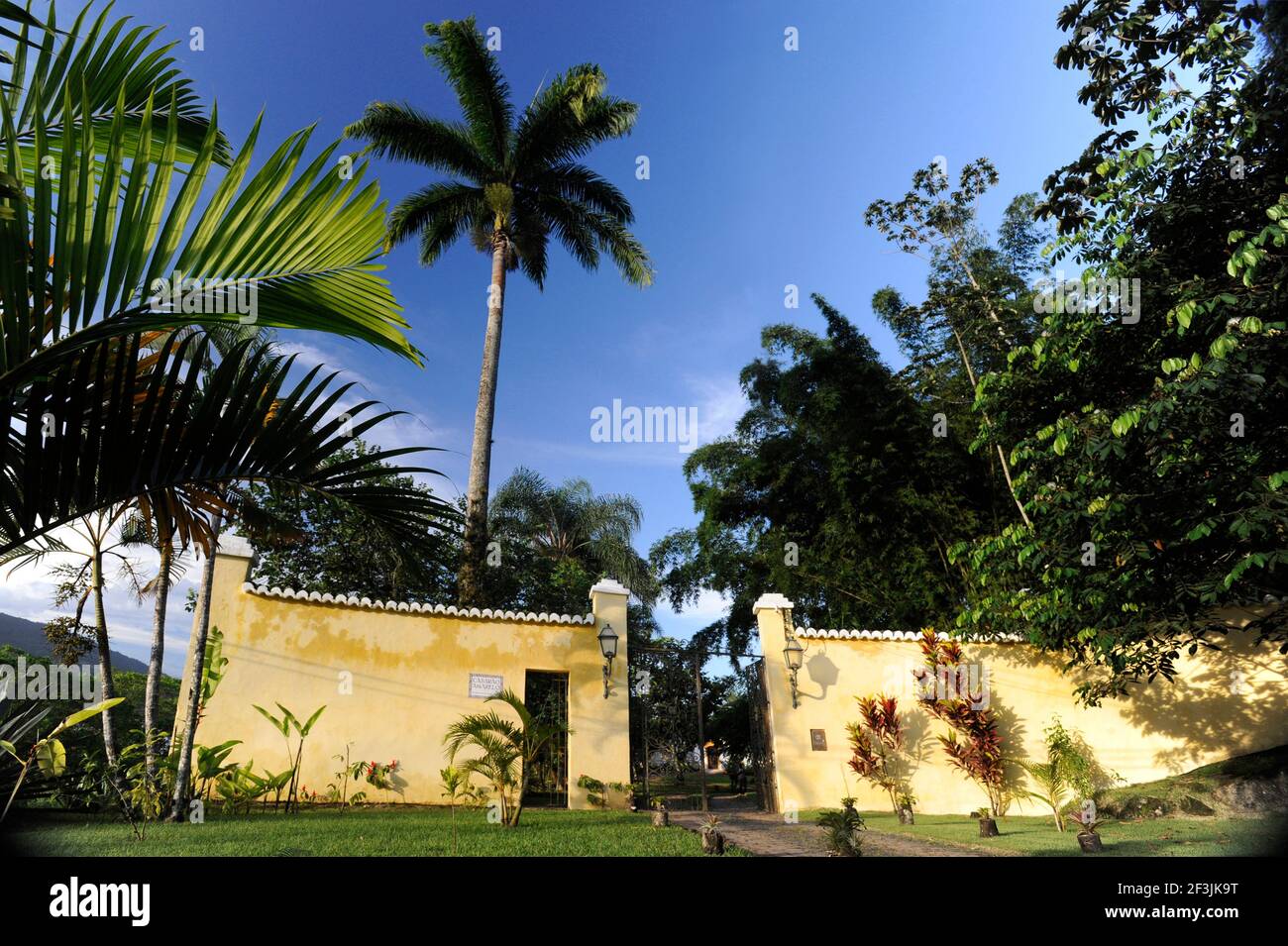 Private home in Parati Brazil. Casarao Amarilo is one of the most