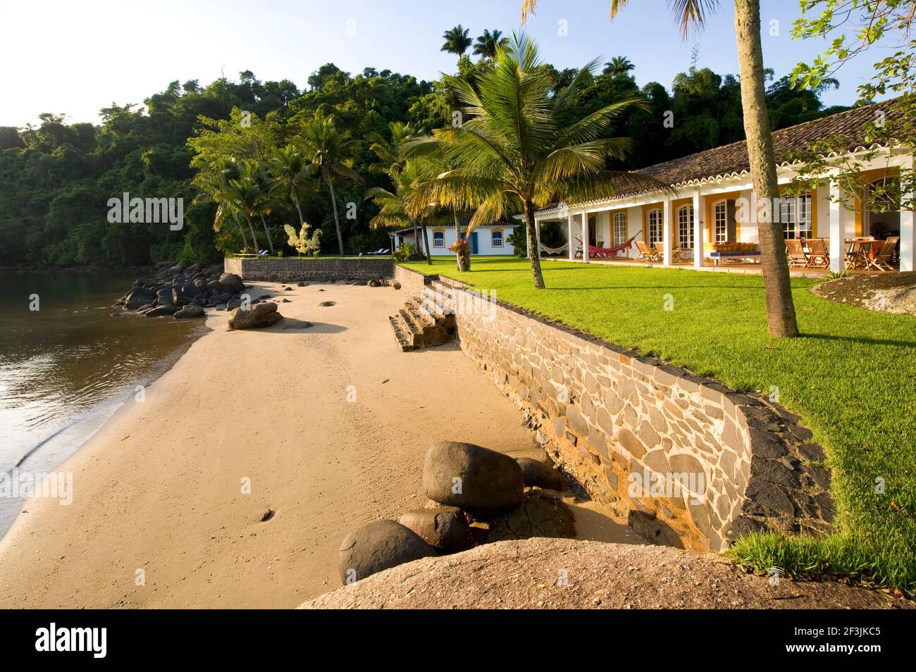 Private home in Parati Brazil. Casarao Amarilo is one of the most
