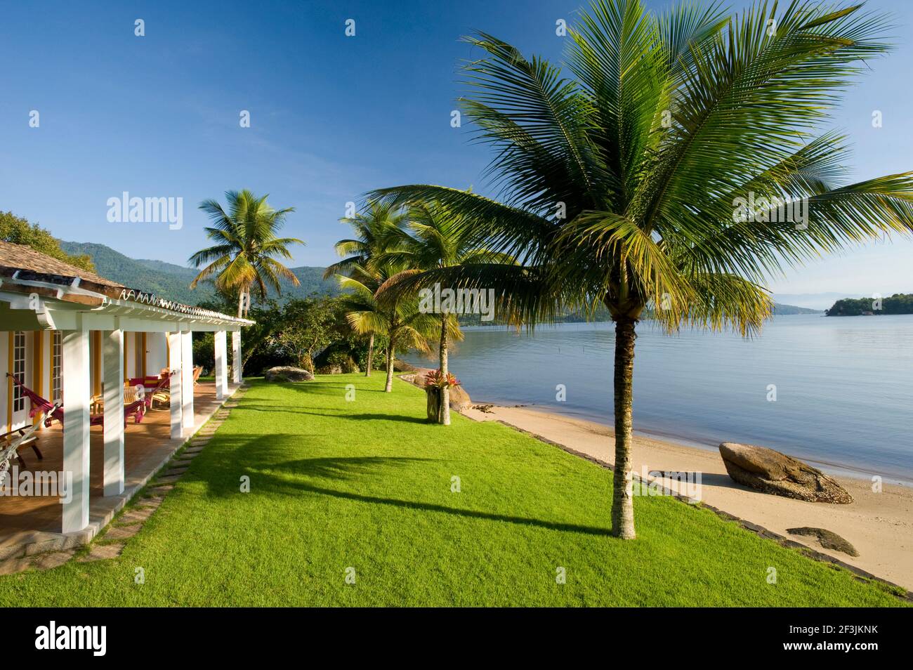 Private home in Parati Brazil. Casarao Amarilo is one of the most