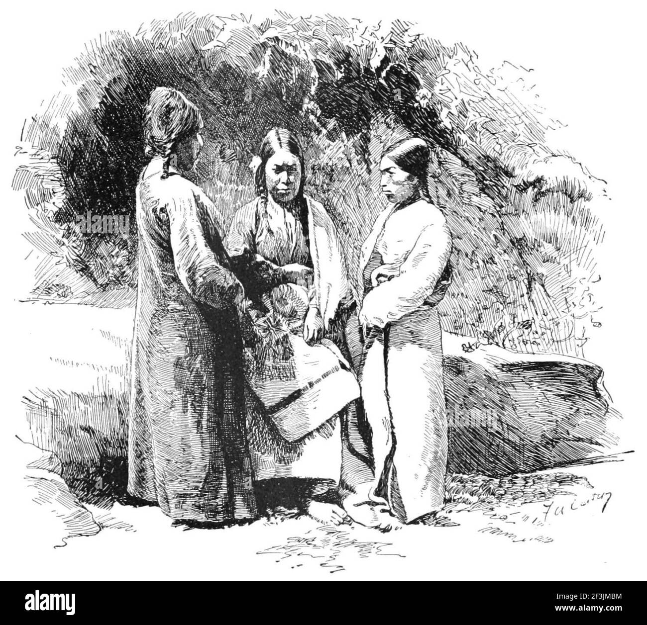 native-american-women-in-traditional-dress-stock-photo-alamy