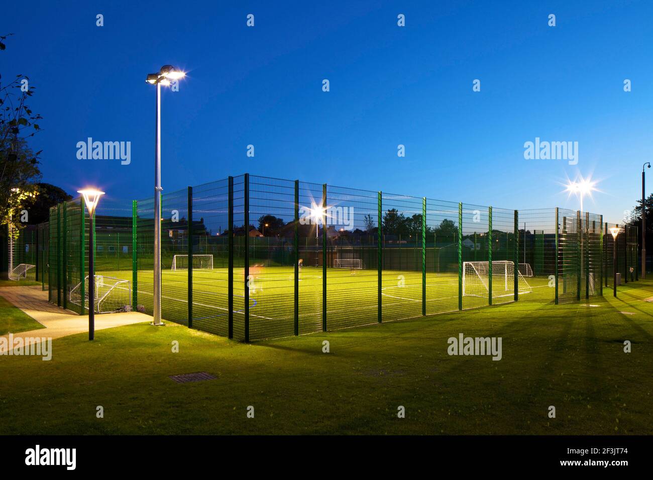 Floodlit football pitch, Houghton Primary Care Centre, Houghtonle