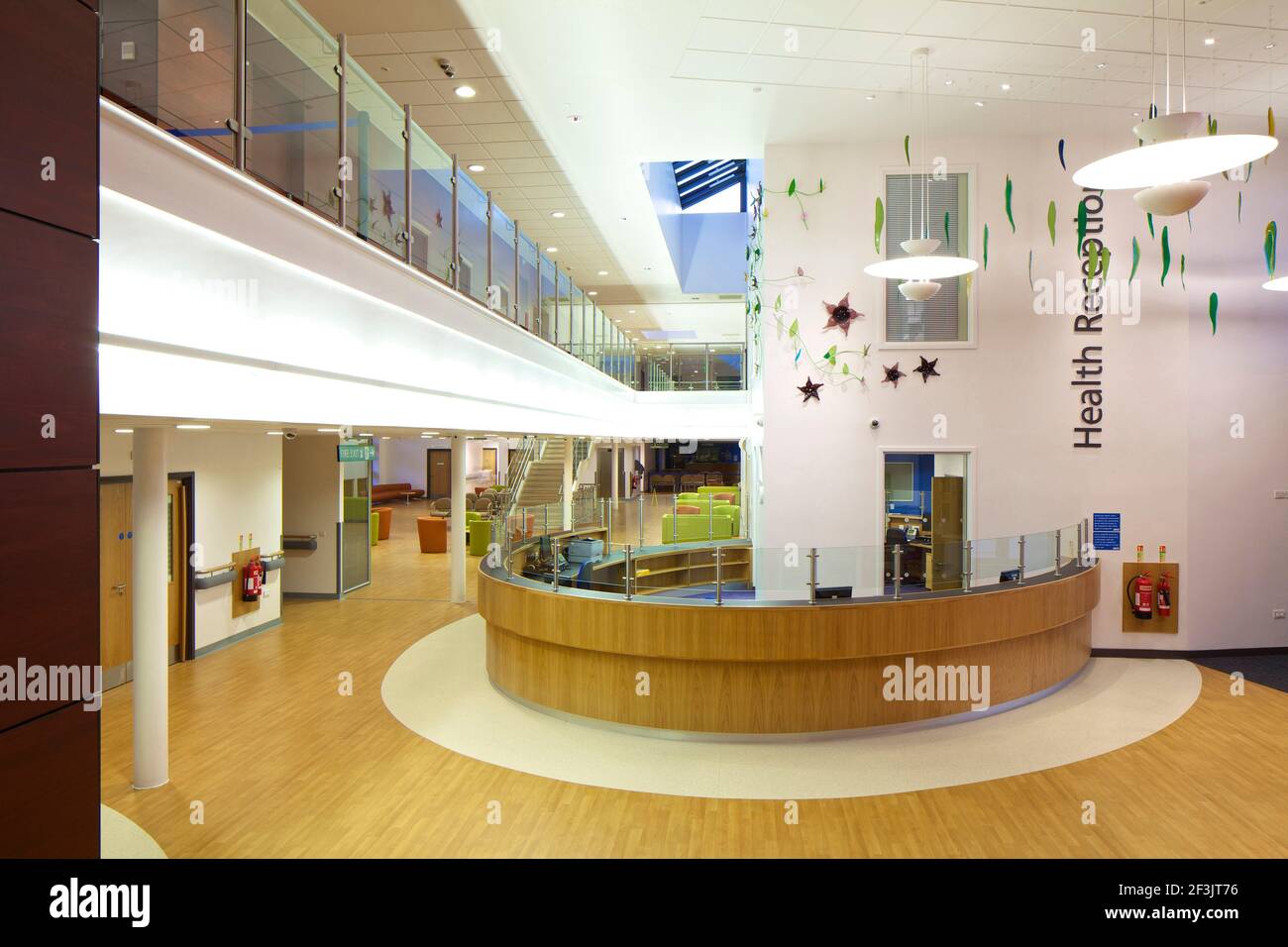 Reception area of Houghton Primary Care Centre, HoughtonleSpring