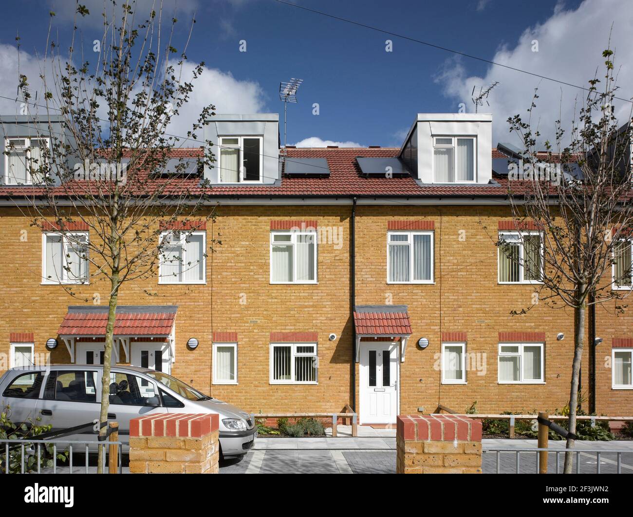 Exterior of Alma Housing Scheme, Enfield, London Stock Photo Alamy