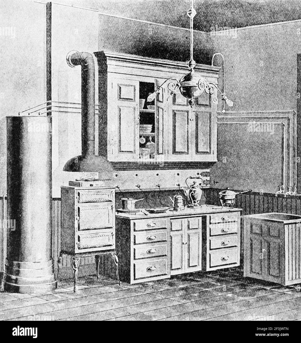 An electric kitchen Stock Photo - Alamy