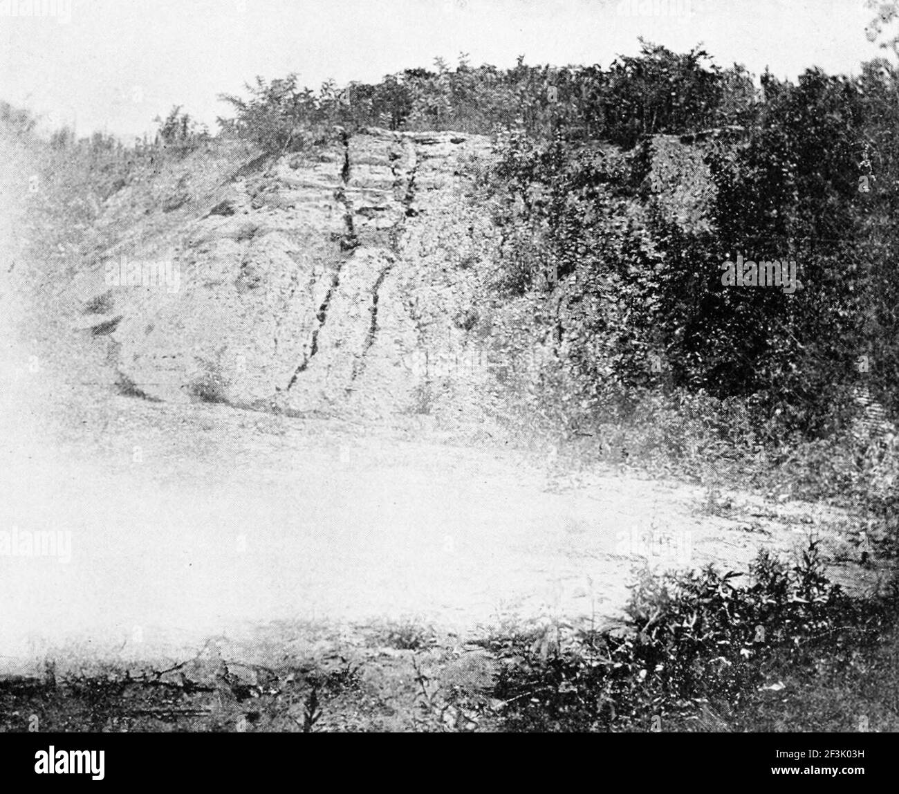 General view of the abandoned gravel pit Stock Photo Alamy