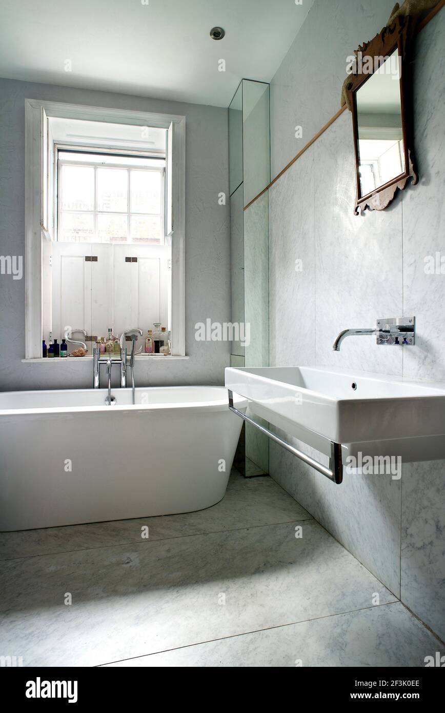 Family bathroom, second floor Stock Photo Alamy