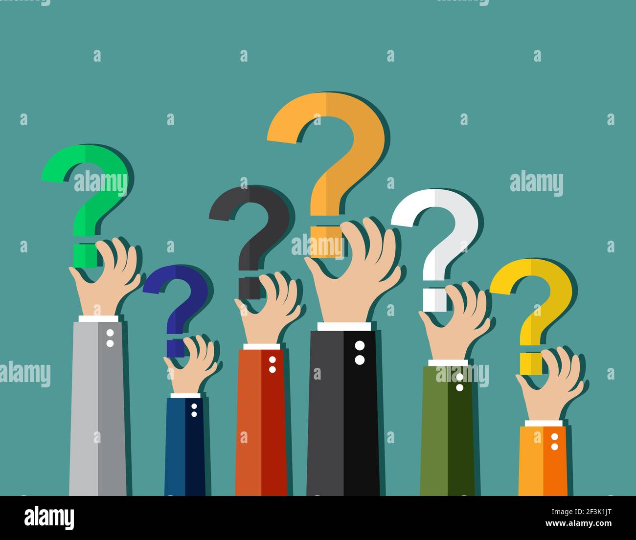 Concept of questioning Stock Vector Image & Art - Alamy
