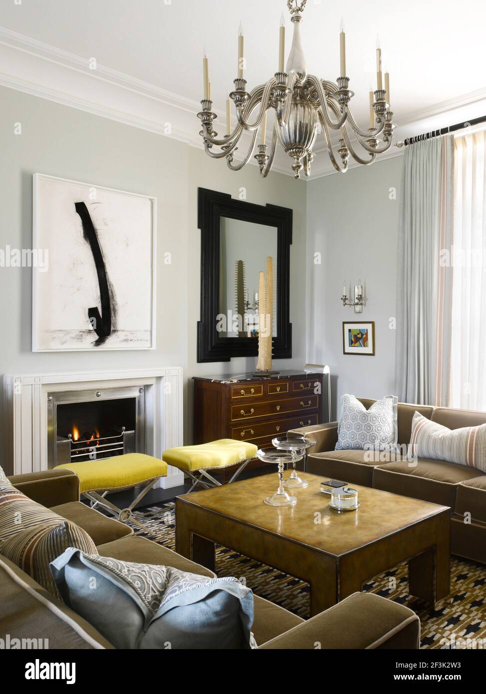 Living Room in Little Venice House by Bruce Norman Long Interior Design