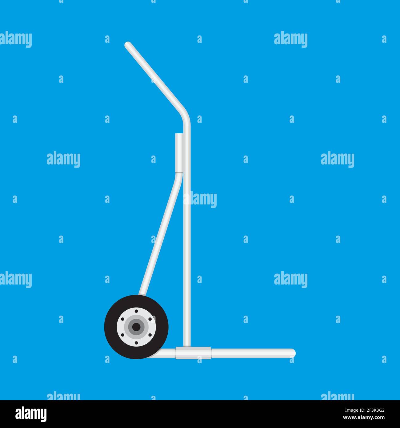 Metallic hand truck Stock Vector Image & Art Alamy
