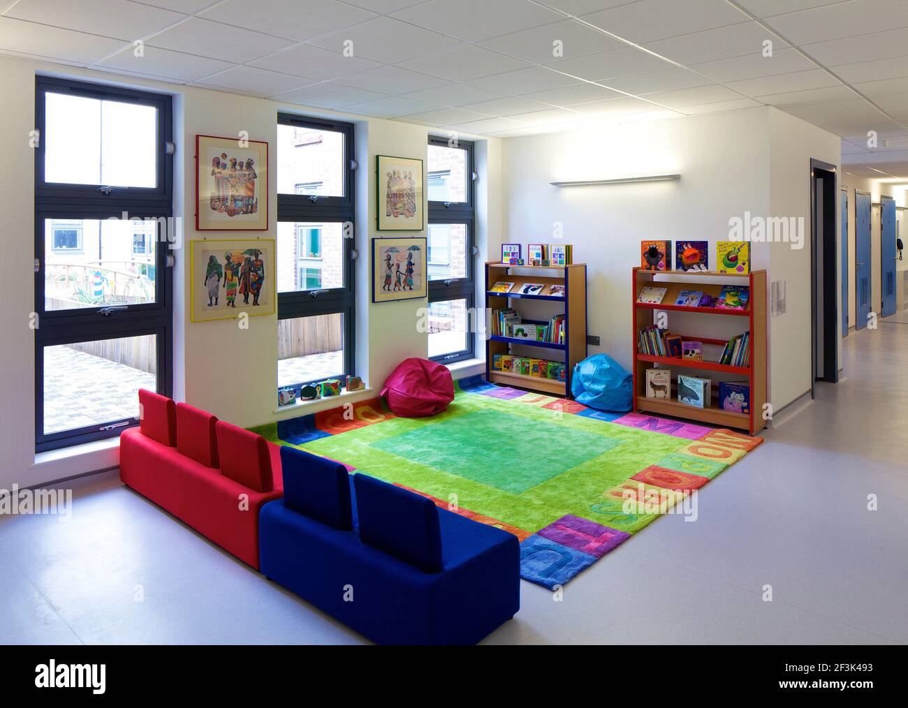 Newbridge SEN School, LB Redbridge. Extensions and refurbishment to Newbridge SEN School by wates London Construction Stock Photo