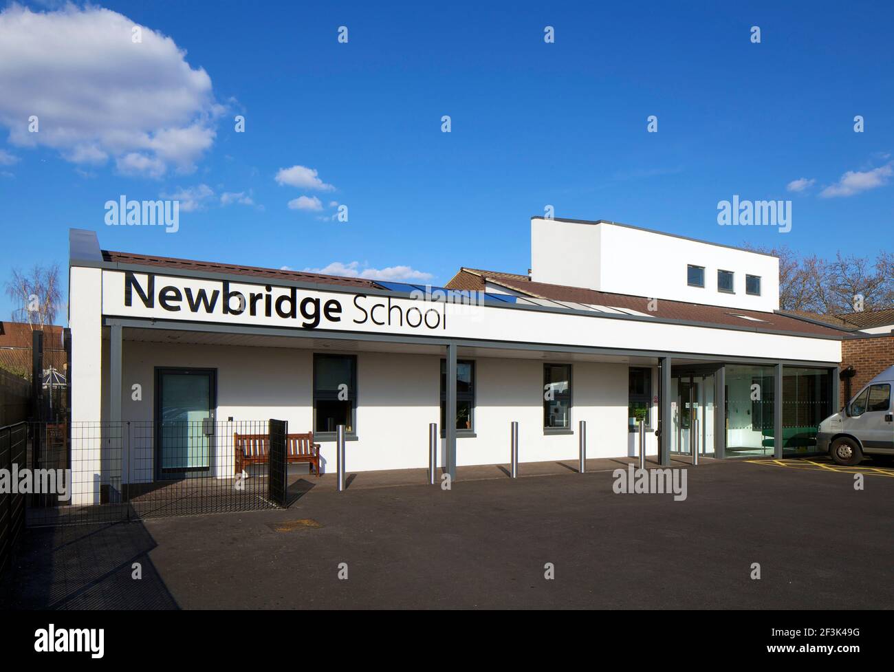 Newbridge SEN School, LB Redbridge. Extensions and refurbishment to Newbridge SEN School by wates London Construction Stock Photo