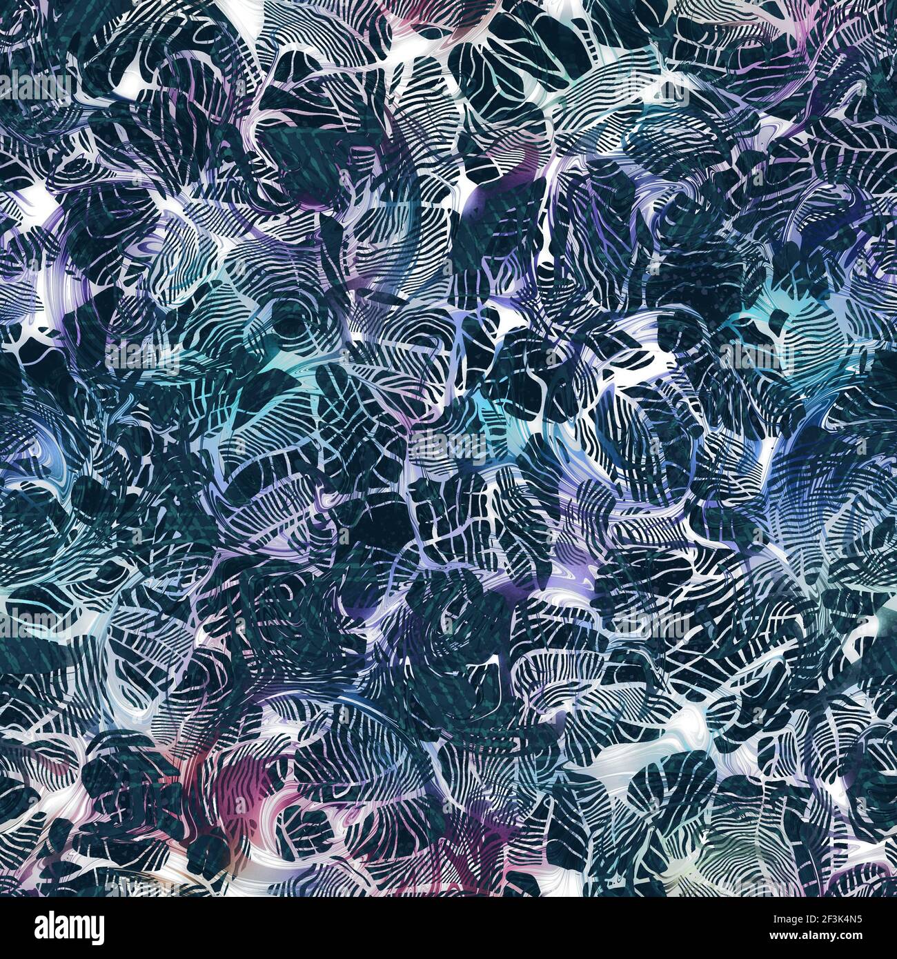 Sharp Organic Pattern Seamless abstract organic shape pattern for print Stock Photo - Alamy