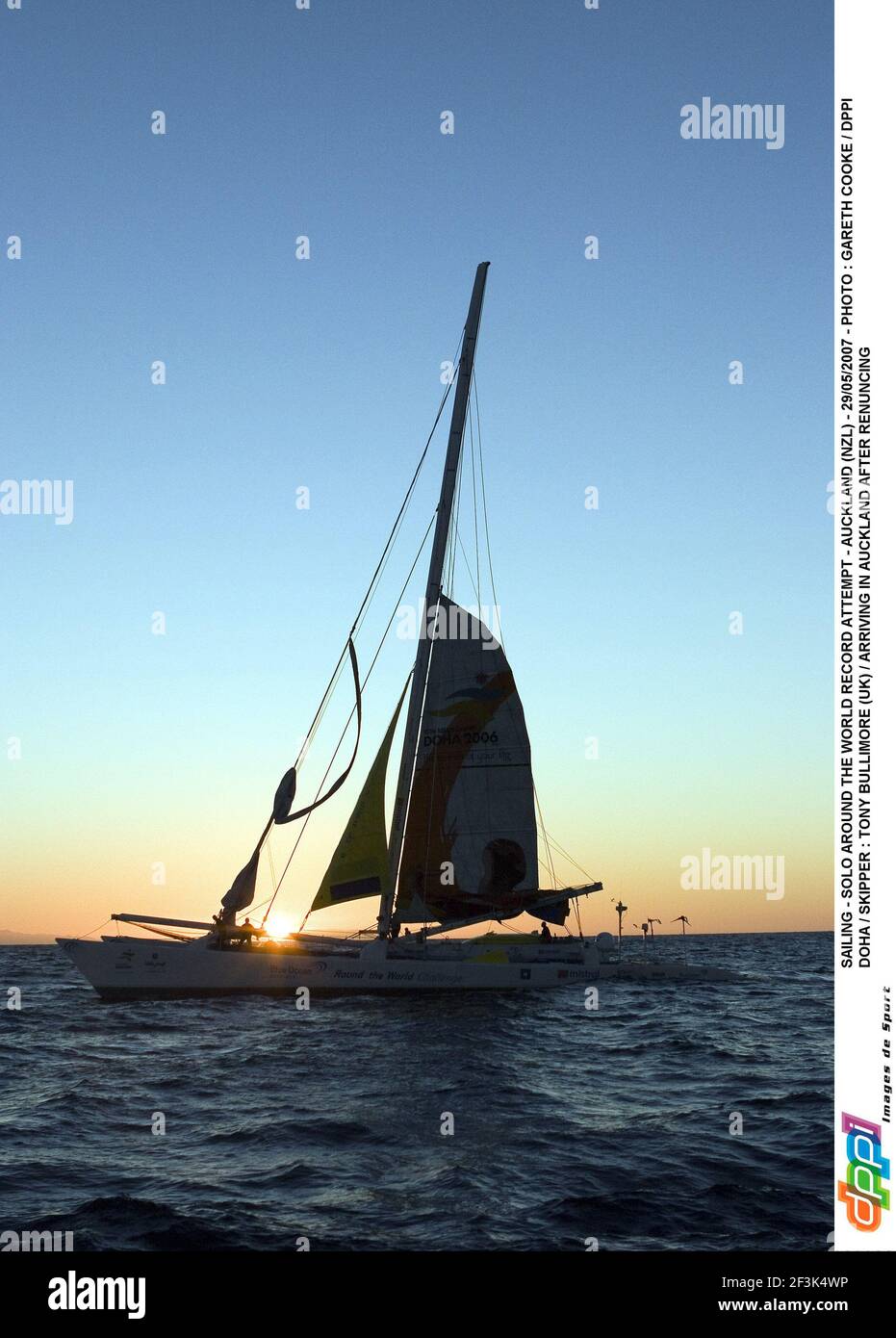 SAILING SOLO AROUND THE WORLD RECORD ATTEMPT AUCKLAND (NZL) 29/05