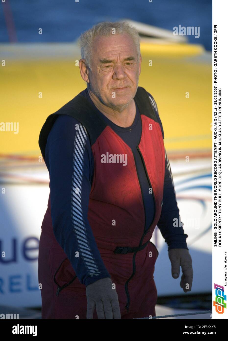 SAILING SOLO AROUND THE WORLD RECORD ATTEMPT AUCKLAND (NZL) 29/05