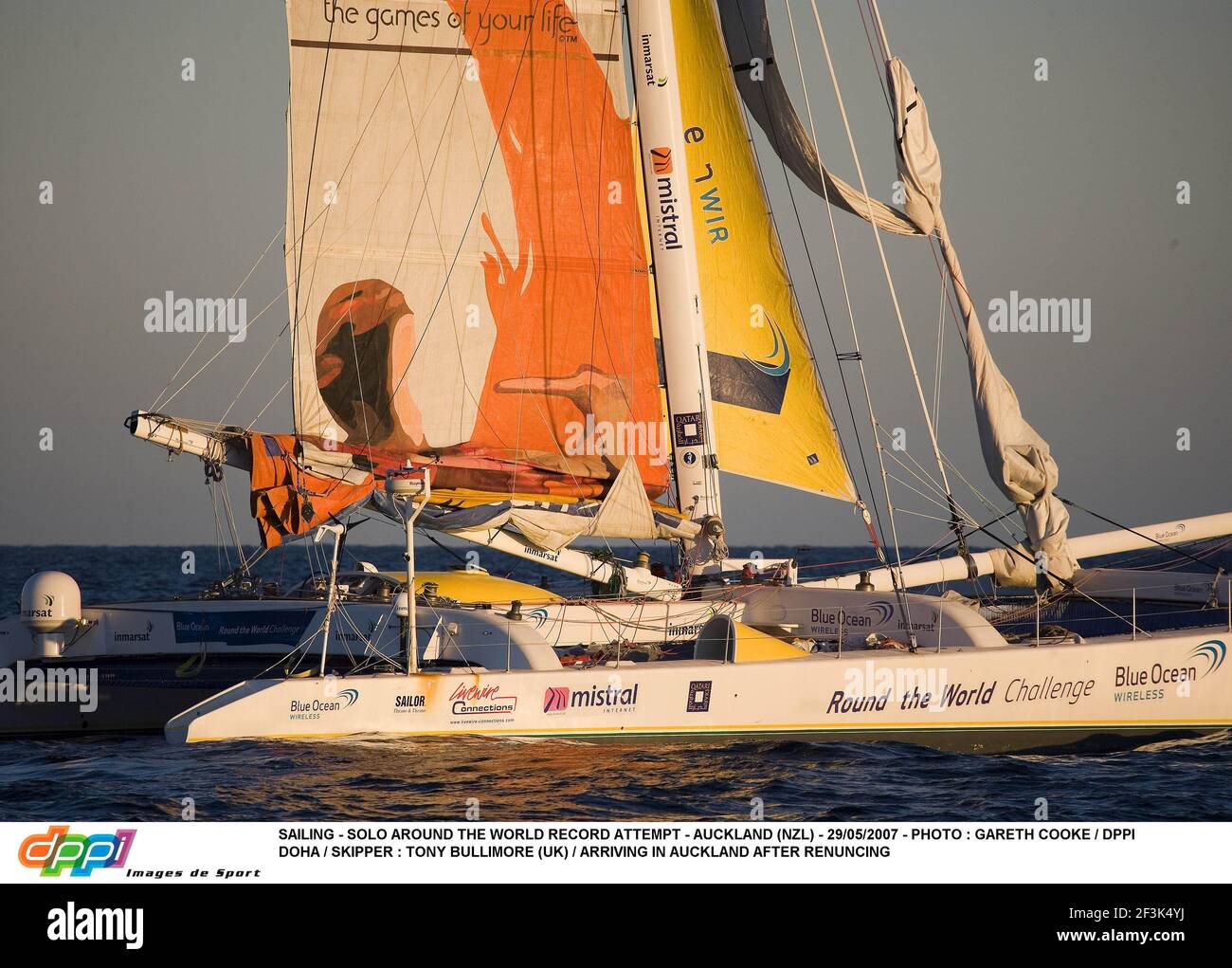 SAILING SOLO AROUND THE WORLD RECORD ATTEMPT AUCKLAND (NZL) 29/05