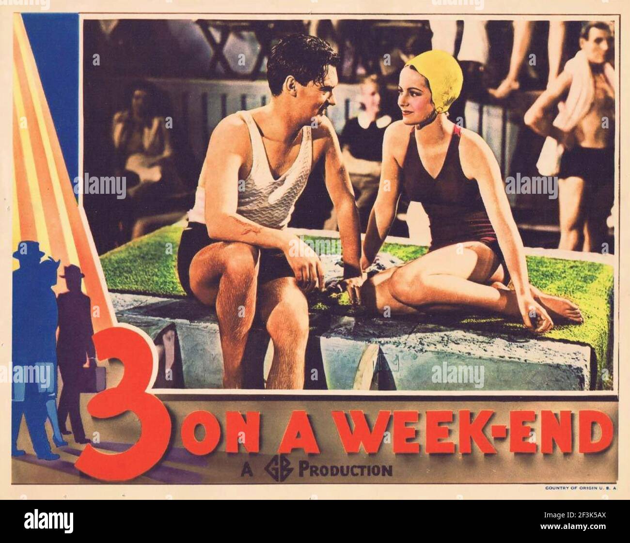 3 ON A WEEKEND, aka Three on a Weekend,aka Bank Holiday. 1938 Gainsborough Pictures film with Margaret Lockwood and John Lodge Stock Photo