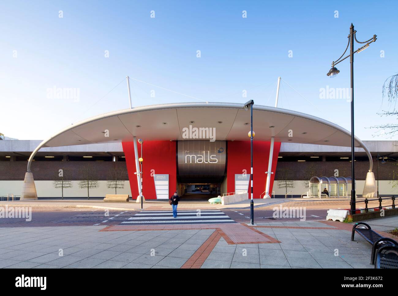 Basingstoke Malls, Basingstoke. Refurbishment and new build additions to the Basingstoke Malls shopping area Stock Photo