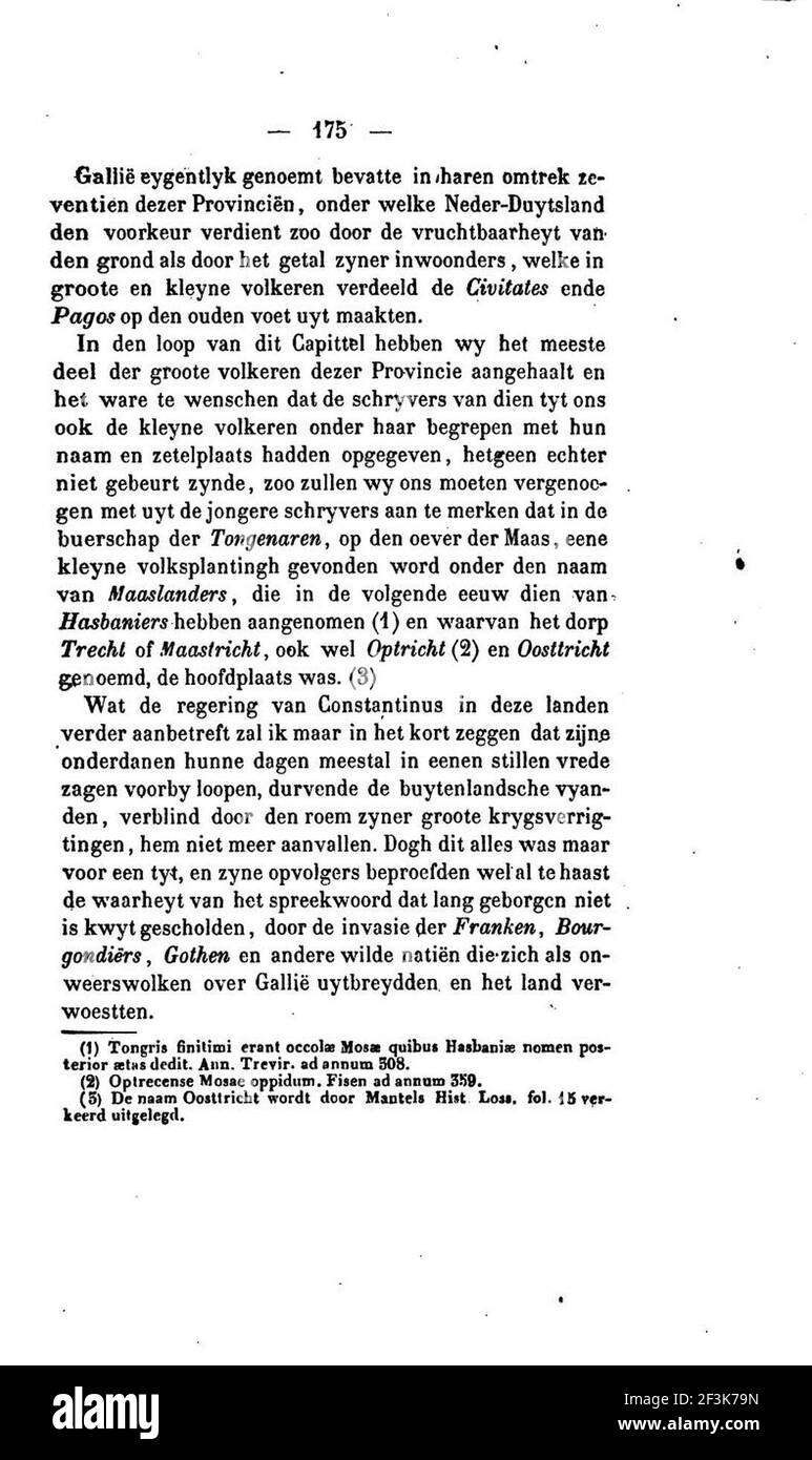 Publications de la société d'archéologie dans le duché de Limbourg vol 001 p 175. Stock Photo