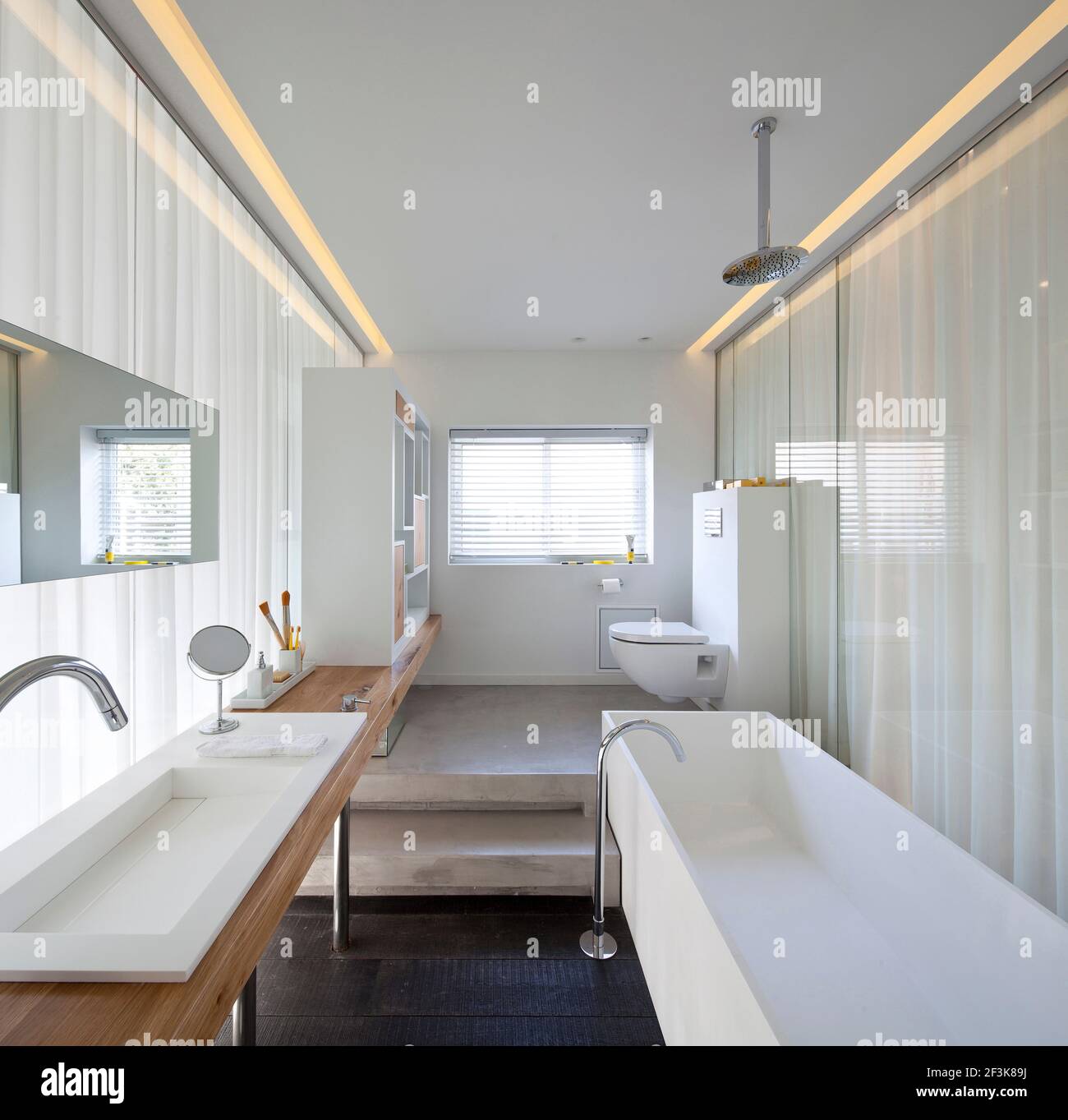 Bathroom in Amir Navon House, Israel, Middle East Stock Photo Alamy