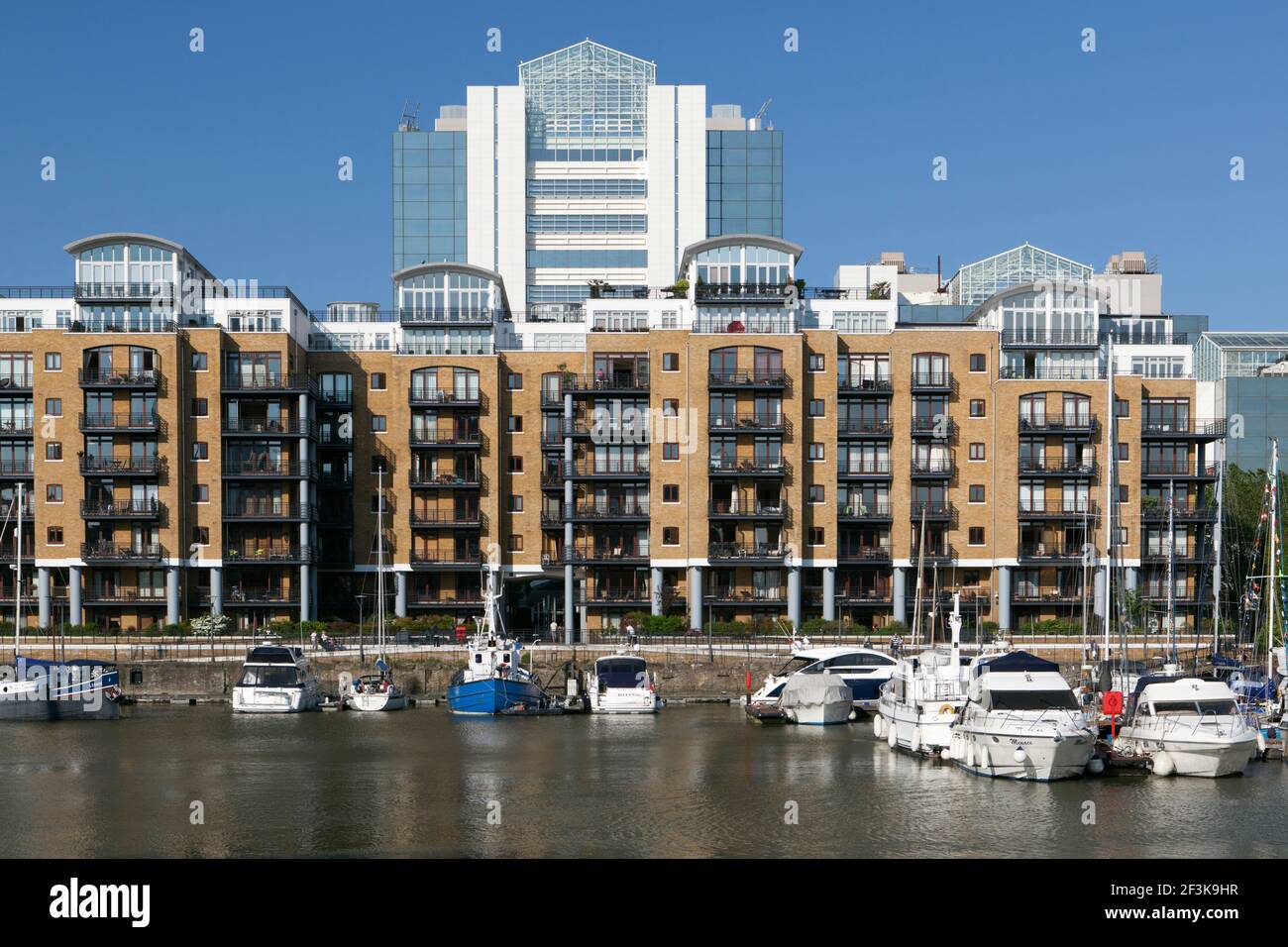 Luxury residential waterfront apartments at St Katherine's Dock, London