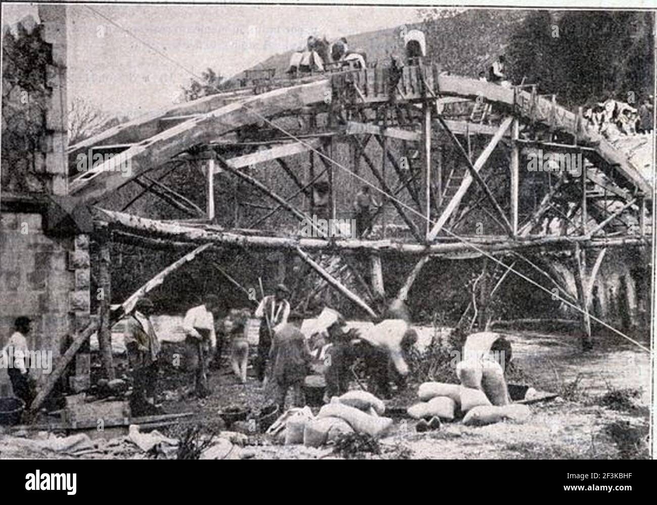 Puente de Golbardo 1902 Stock Photo Alamy