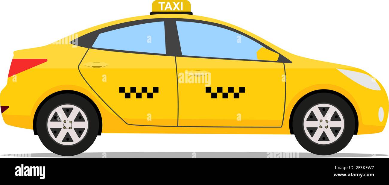 Yellow taxi car Stock Vector Image & Art Alamy