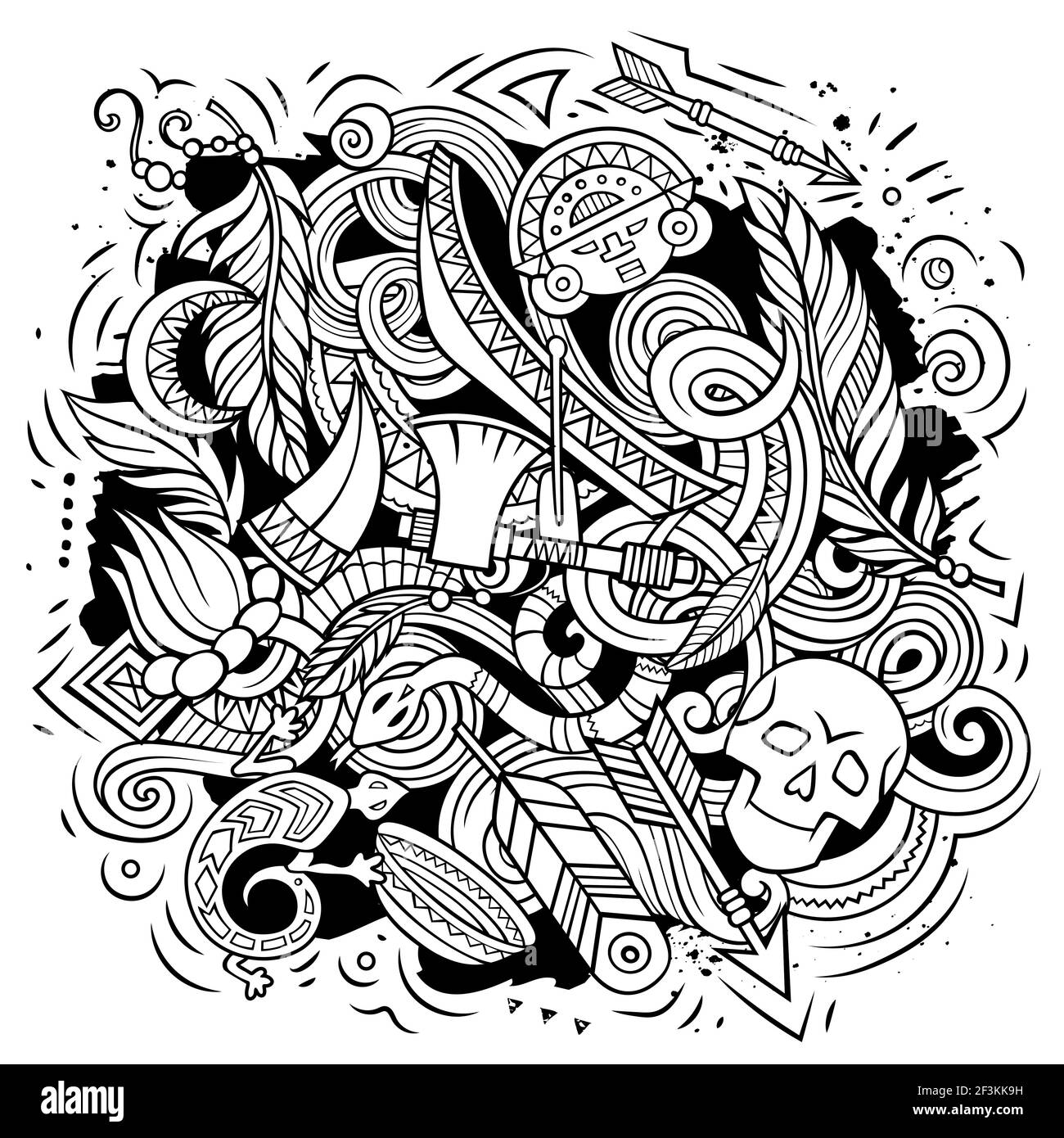 Native american symbols clipart hi-res stock photography and images - Alamy
